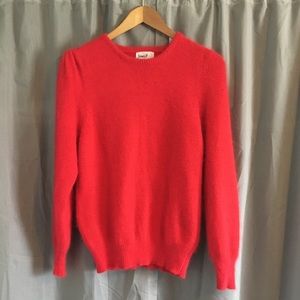 Vintage Neiman-Marcus Red Angora Sweater